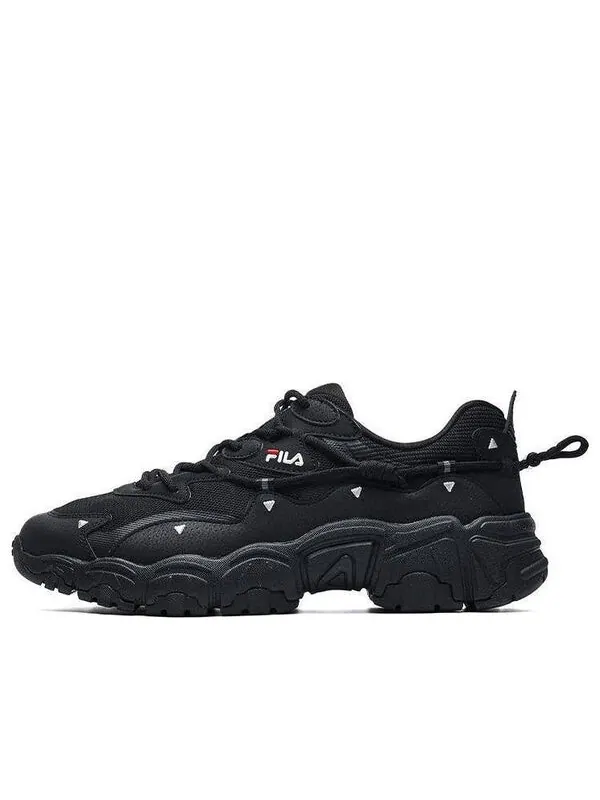 Кроссовки low top running shoes 'black white' Fila — изображение 1 из 4, черный/белый