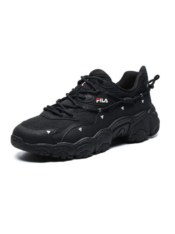 Кроссовки low top running shoes 'black white' Fila — изображение 2 из 4, черный/белый