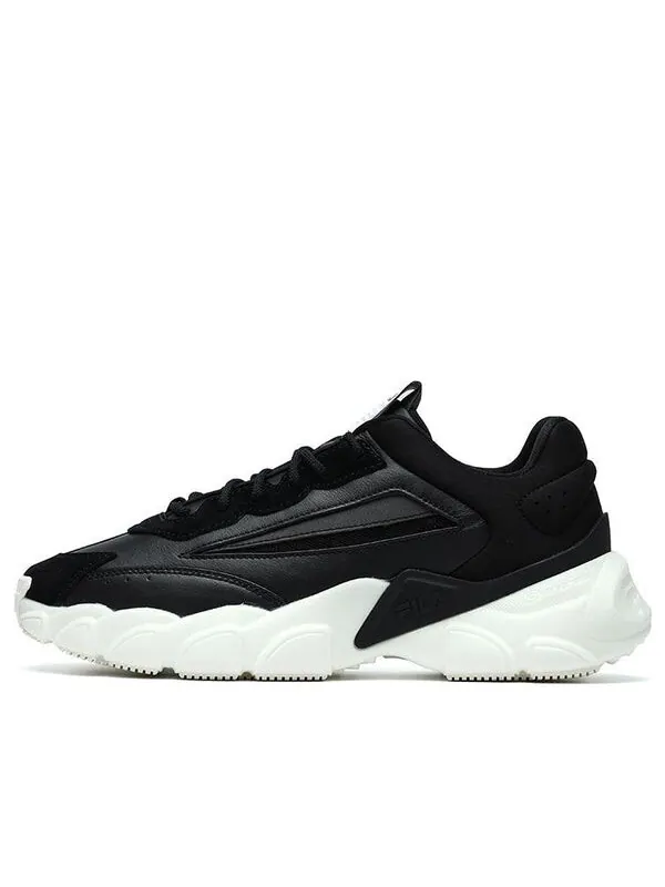 Кроссовки fashion sneakers low-top running shoes black/white Fila — изображение 1 из 4, черный/белый