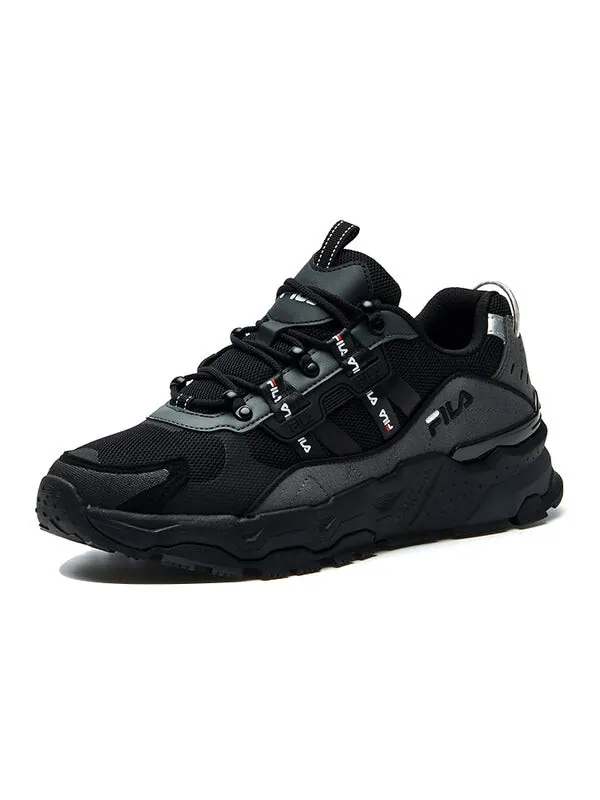 Кроссовки fashion sneakers low running shoes black/grey Fila — изображение 2 из 4, черный/серый