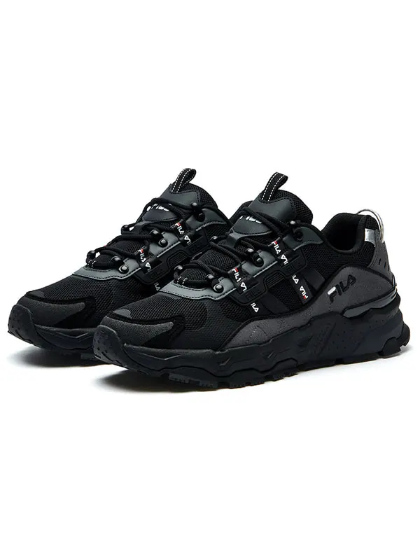 Кроссовки fashion sneakers low running shoes black/grey Fila — изображение 3 из 4, черный/серый