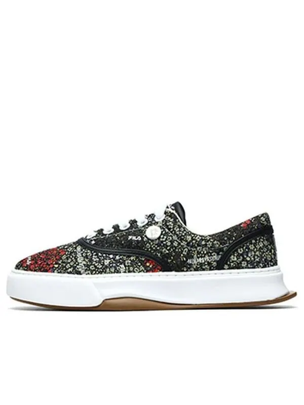 Кроссовки floral sneakers black/green Fila — изображение 1 из 4, черный/зеленый