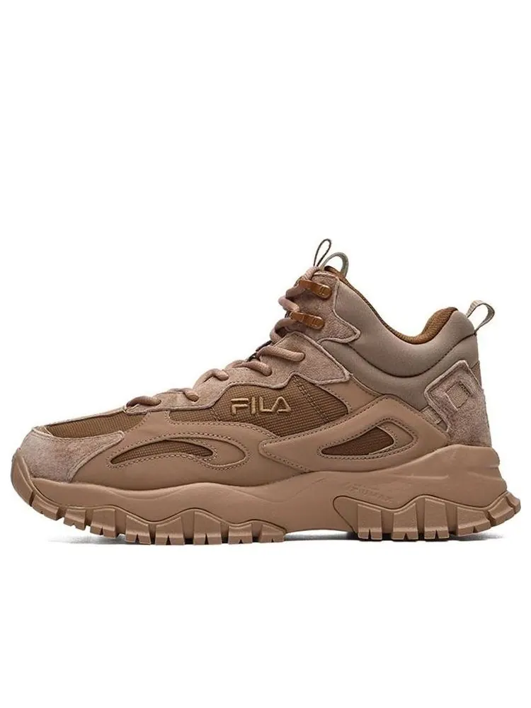 Кроссовки Fila Tracer High-Top Running Shoes Coffee — изображение 1 из 5, темный