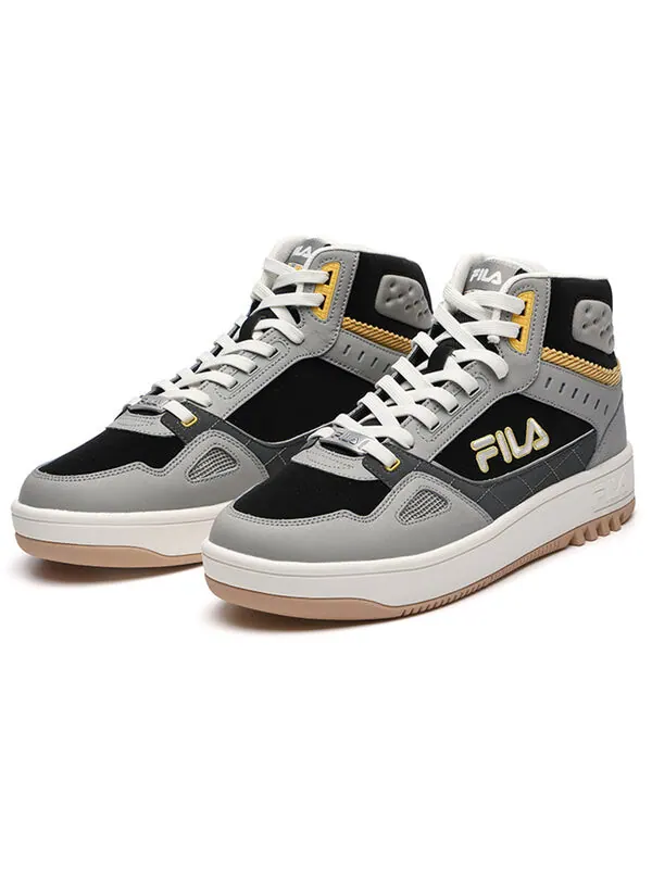 Кроссовки glory mid basketball shoes 'grey black' Fila — изображение 3 из 4, серый/черный/белый