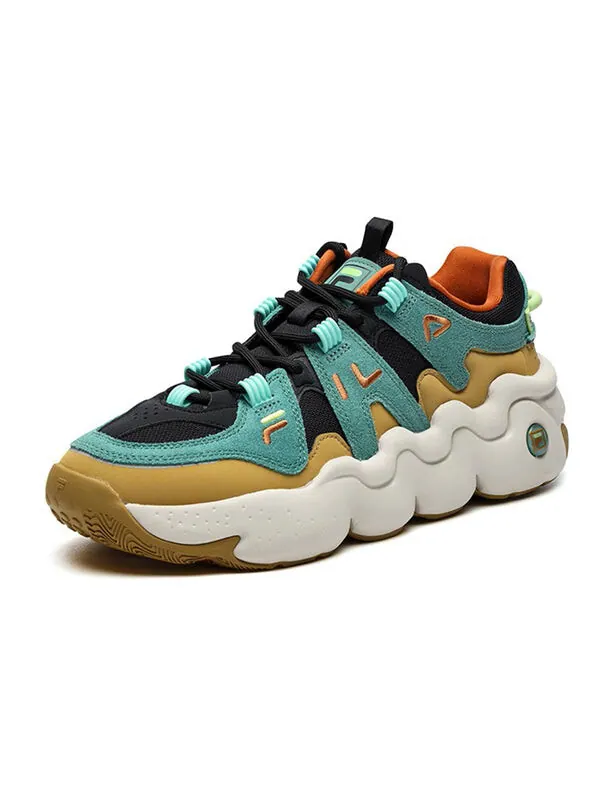 Кроссовки barricade 2 low-top green Fila — изображение 2 из 4, зеленый/черный