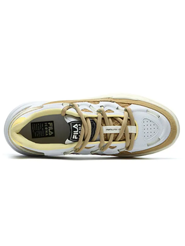 Кроссовки salto low-top white/brown Fila — изображение 3 из 4, белый/коричневый