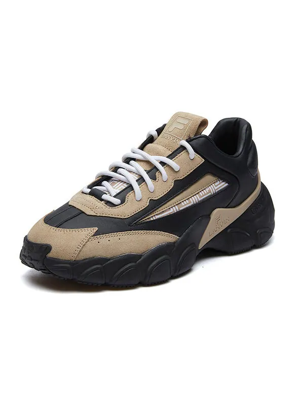 Кроссовки lanvin x low-top running shoes black/yellow Fila — изображение 2 из 4, черный/желтый