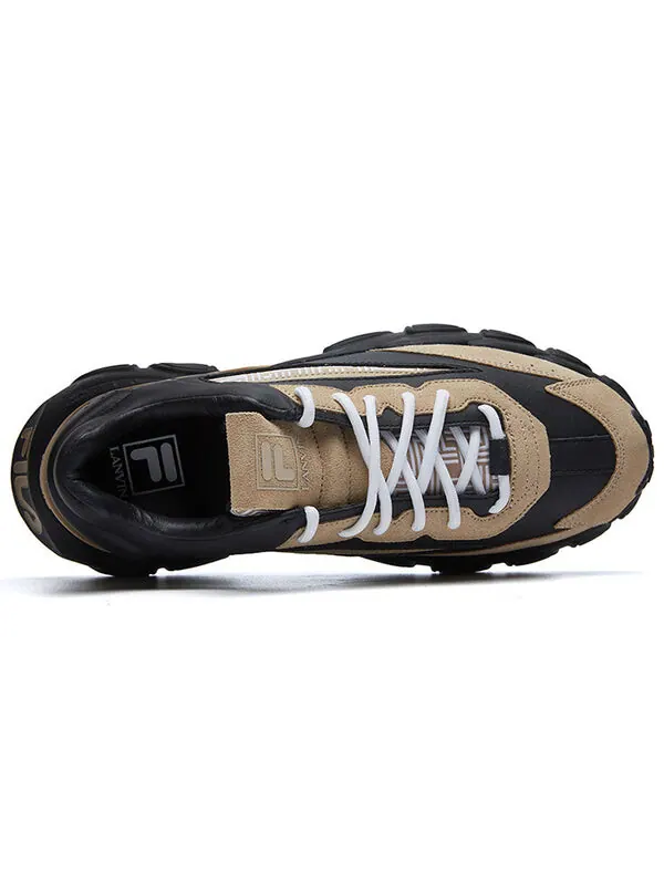 Кроссовки lanvin x low-top running shoes black/yellow Fila — изображение 3 из 4, черный/желтый