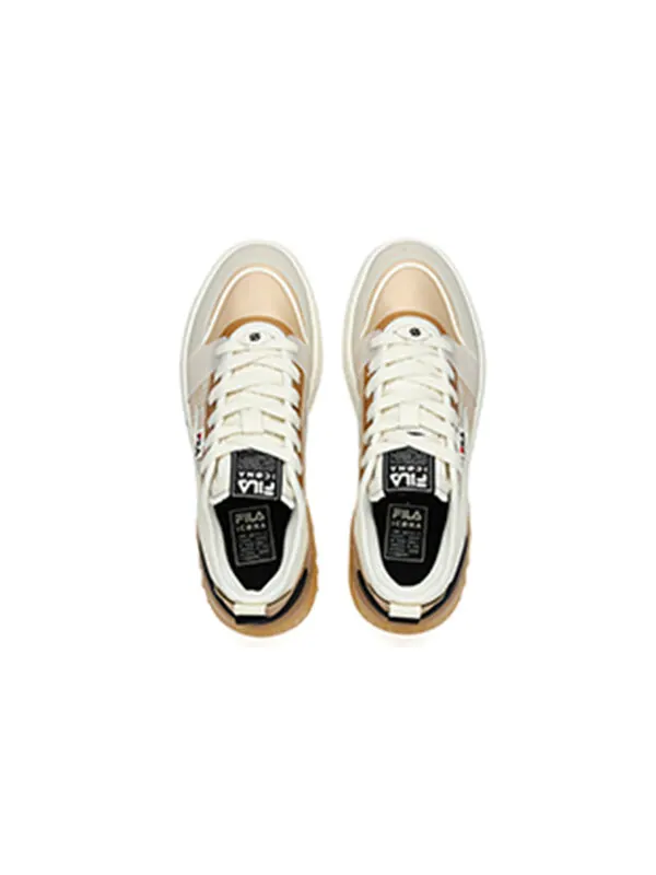 Кроссовки mixa retro casual skateboarding shoes cream yellow Fila — изображение 3 из 4, кремово-желтый