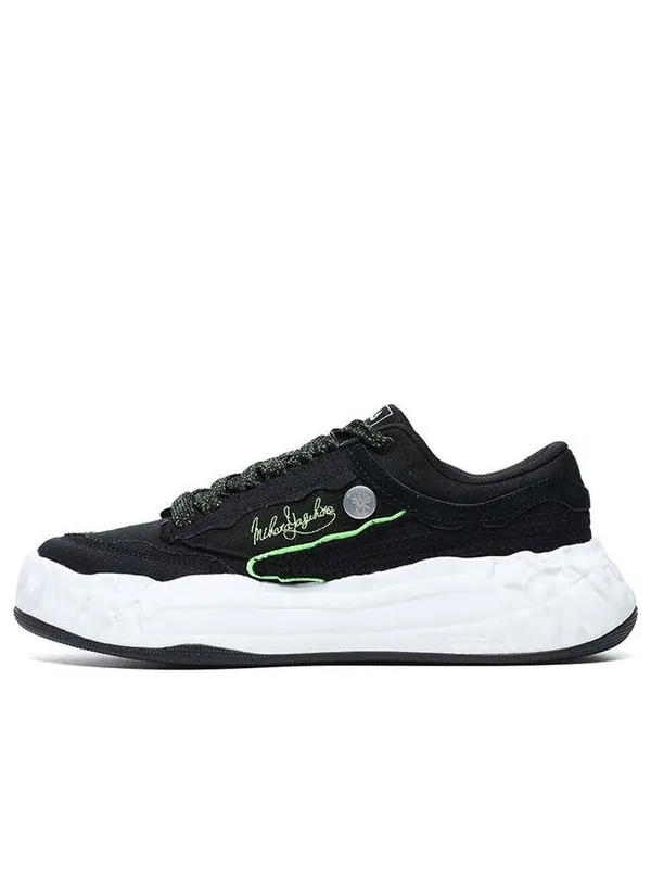 Кроссовки fm-15 x mihara canvas shoes 'black white' Fila — изображение 1 из 4, черный/белый/зеленый