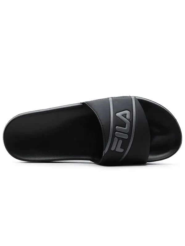 Тапочки drifter casual slides 'black' Fila — изображение 3 из 4, черный