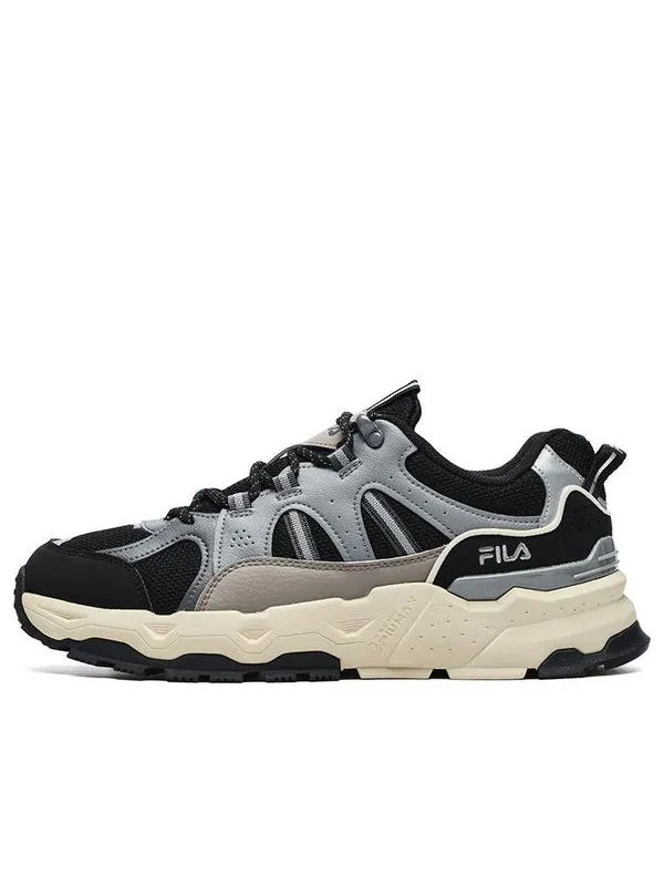 Кроссовки trek 1s low shoes 'black silver' Fila — изображение 1 из 4, черный/серебристый/белый