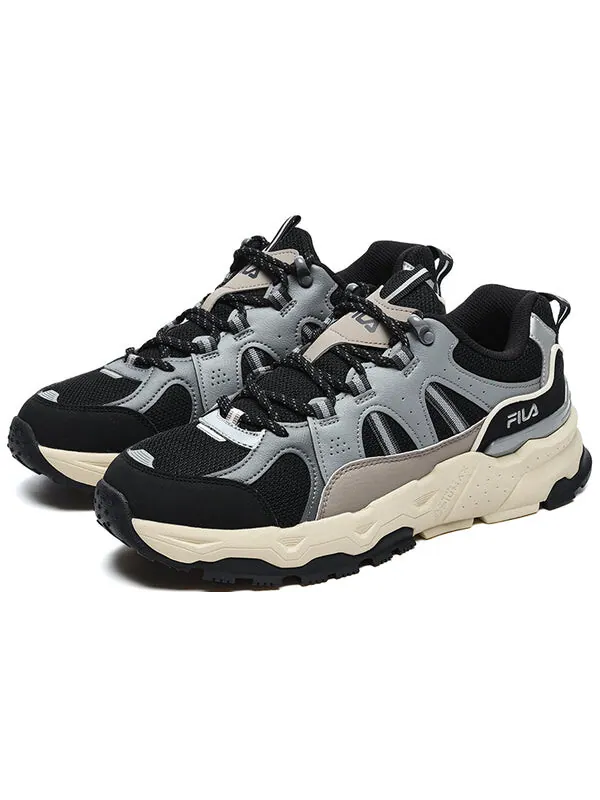 Кроссовки trek 1s low shoes 'black silver' Fila — изображение 2 из 4, черный/серебристый/белый