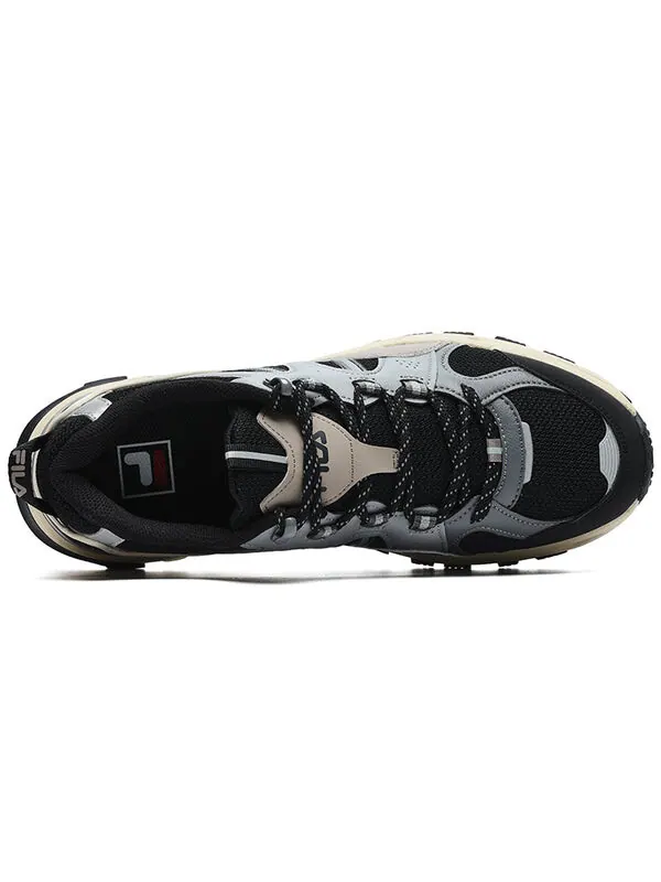 Кроссовки trek 1s low shoes 'black silver' Fila — изображение 3 из 4, черный/серебристый/белый