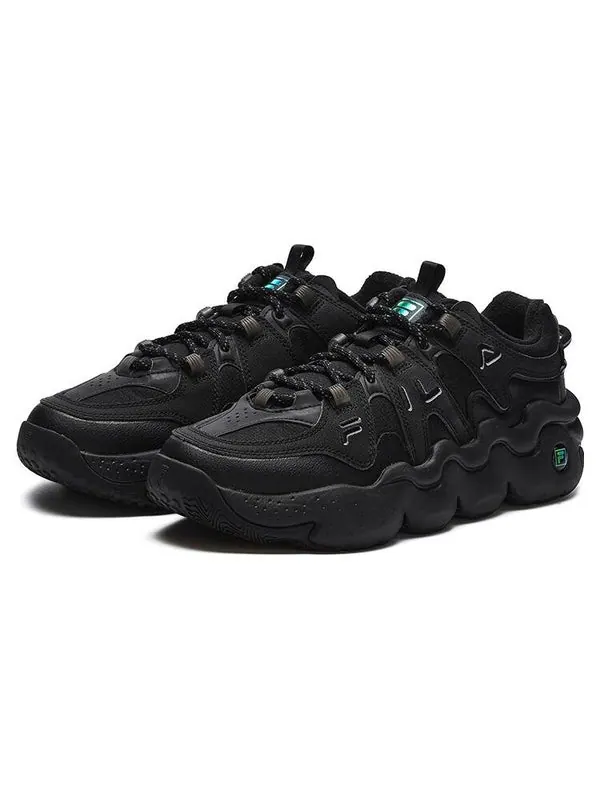 Кроссовки panini low retro basketball sneakers 'black' Fila — изображение 3 из 4, черный