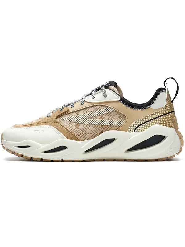 Кроссовки sportswear sneakers 'tan white' Fila — изображение 2 из 4, бежевый/белый/черный