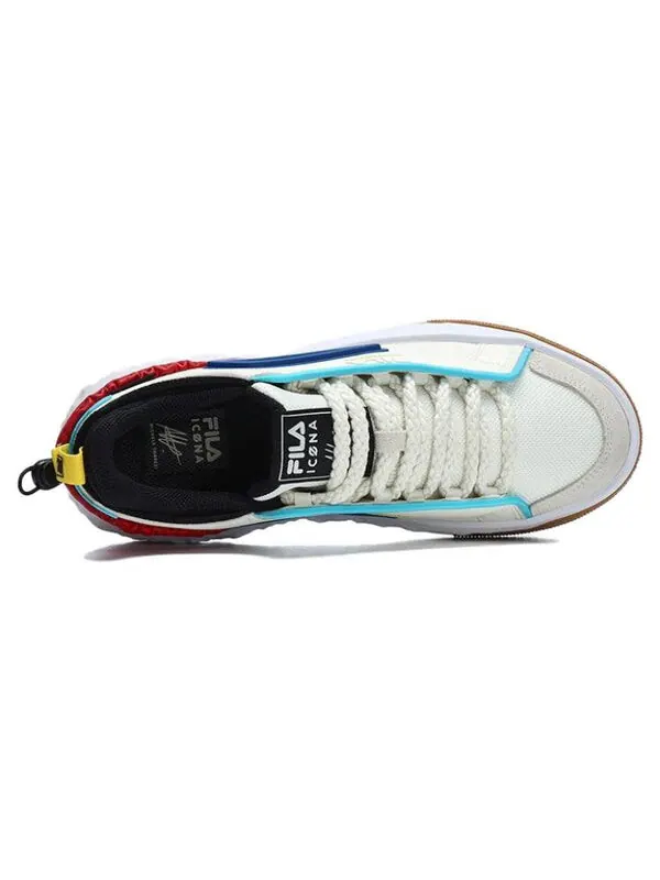 Кроссовки core viva fashion icona skate shoes 'white red blue' Fila — изображение 2 из 4, белый/красный/синий