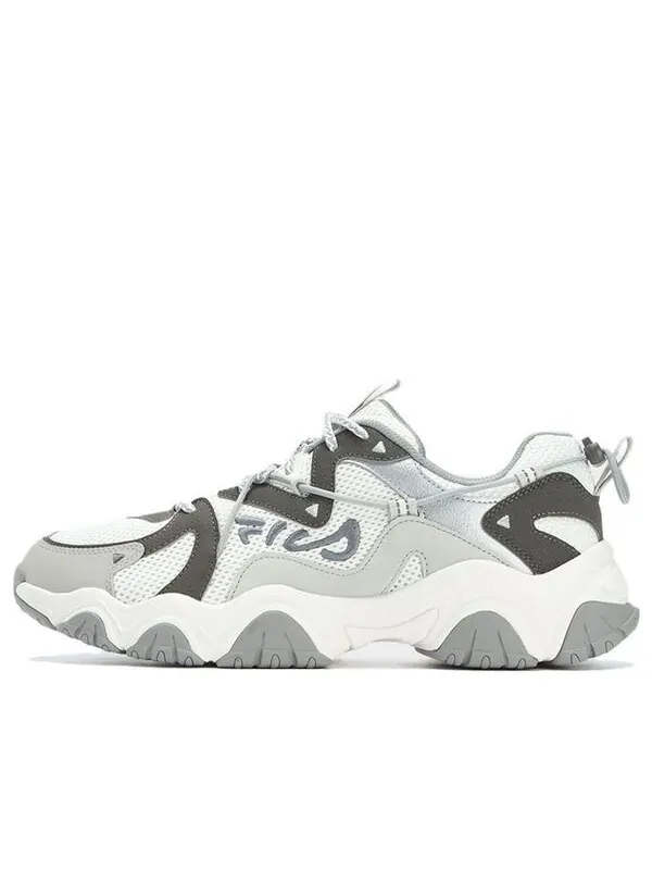 Кроссовки fluid 4 sneakers 'white grey silver' Fila — изображение 1 из 4, белый/серый/серебристый