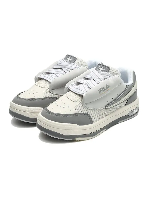 Кроссовки mix low skate shoes 'cream white grey' Fila — изображение 2 из 4, кремовый белый/серый