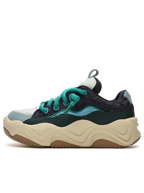 Кроссовки brook lv sneakers 'green white blue' Fila — изображение 1 из 4, синий/зеленый/бежевый