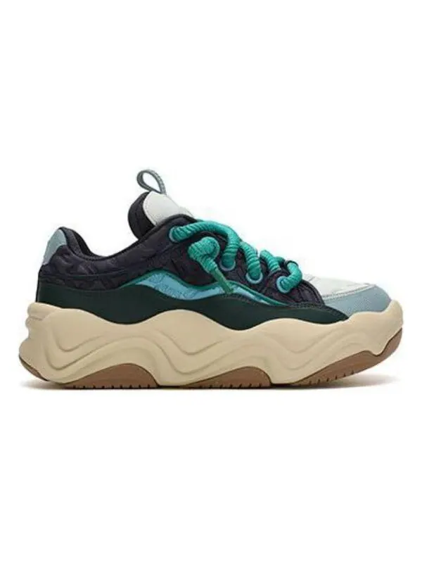 Кроссовки brook lv sneakers 'green white blue' Fila — изображение 2 из 4, синий/зеленый/бежевый