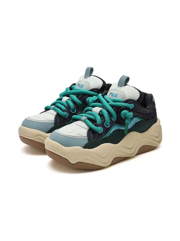 Кроссовки brook lv sneakers 'green white blue' Fila — изображение 3 из 4, синий/зеленый/бежевый