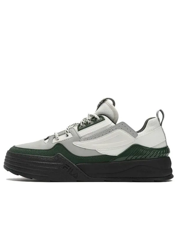 Кроссовки court deluxe low shoes 'grey white black' Fila — изображение 1 из 4, серый/белый/черный