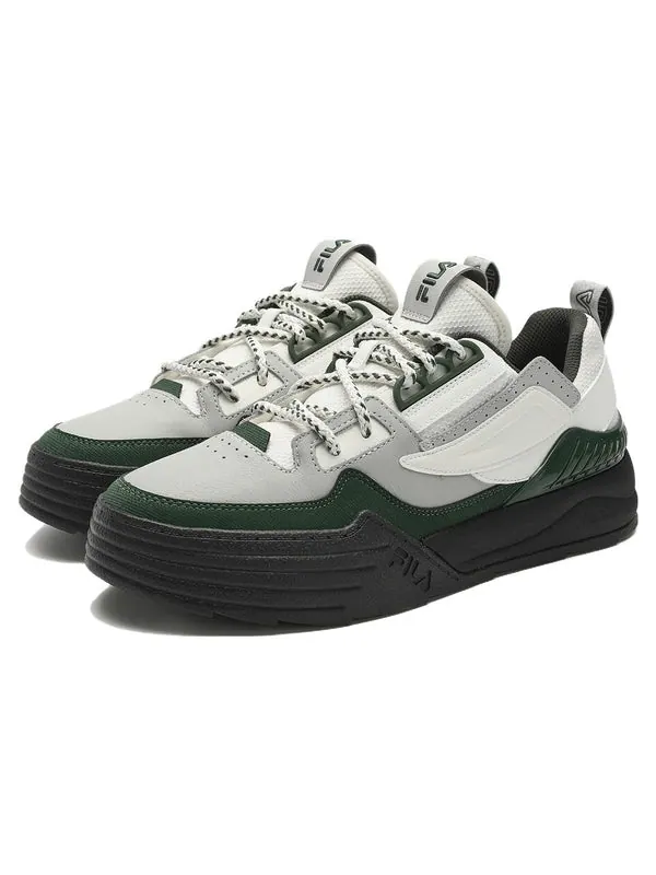 Кроссовки court deluxe low shoes 'grey white black' Fila — изображение 2 из 4, серый/белый/черный