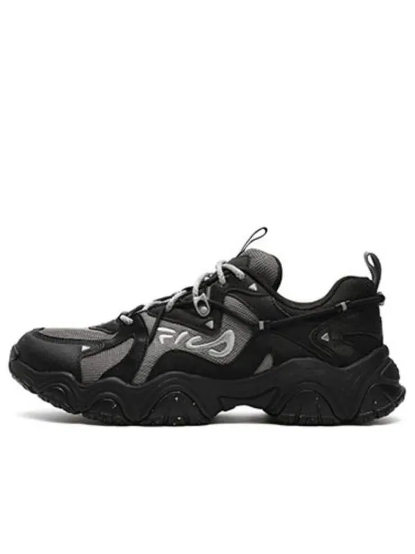Кроссовки fluid 4 sneakers 'black grey' Fila — изображение 1 из 4, черный/серый