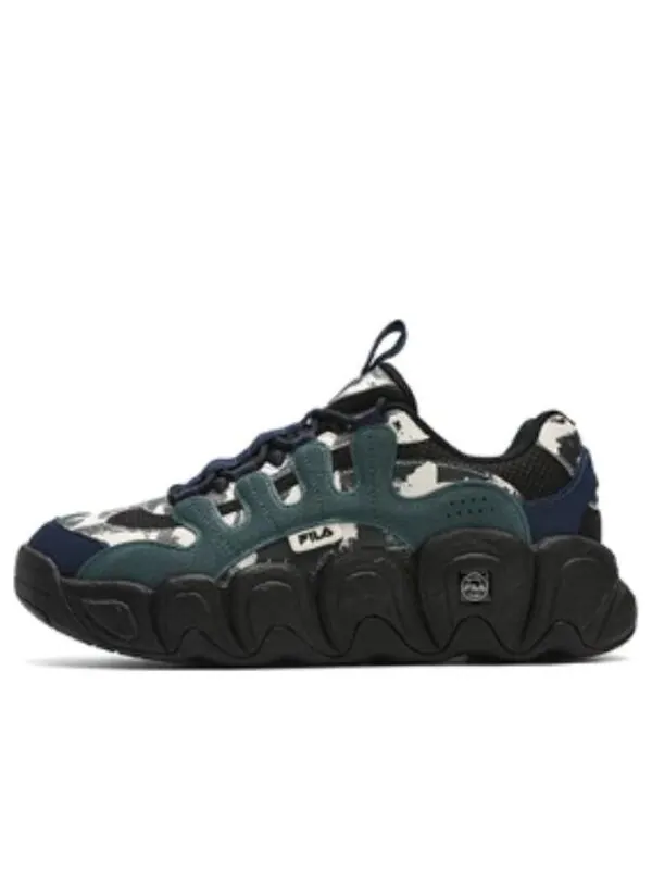 Кроссовки x croissant etudes chunky 'green black' Fila — изображение 1 из 4, зеленый/черный/белый