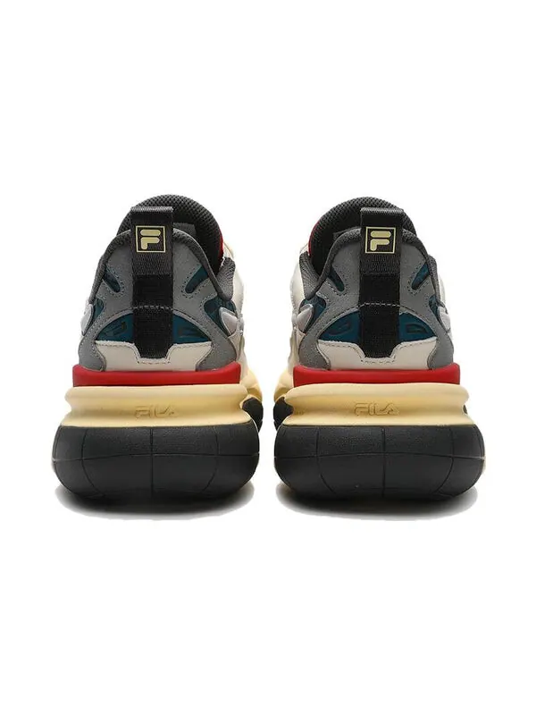 Кроссовки nucleo icona chunky sneakers 'white grey teal' Fila — изображение 4 из 4, белый/серый/красный