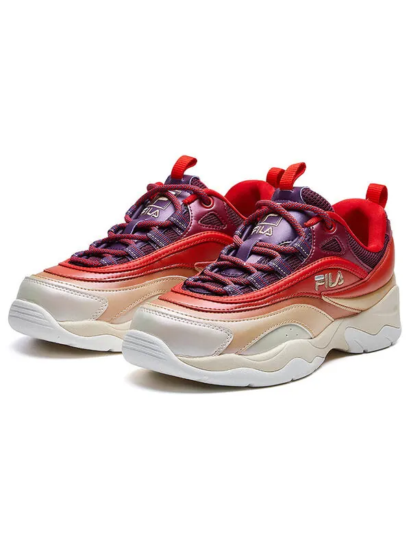 Кроссовки ray 'red brown' Fila — изображение 3 из 4, красный/коричневый