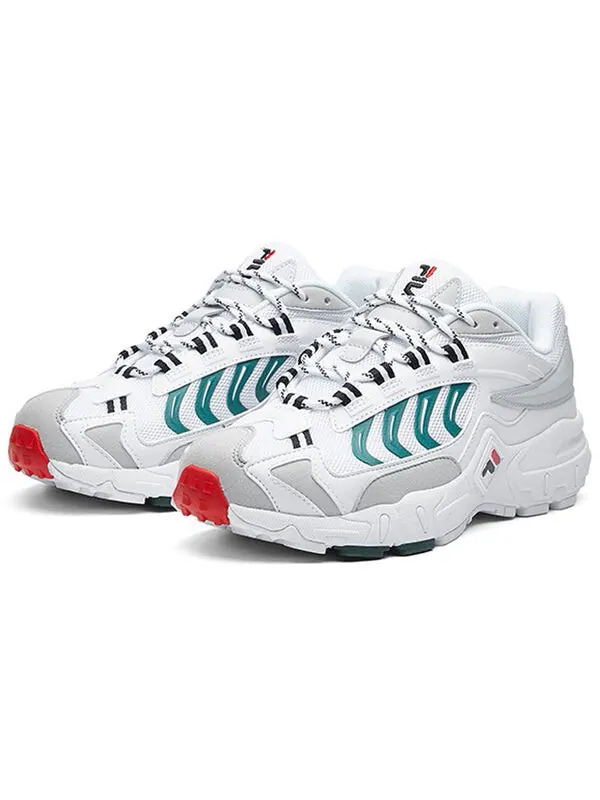 Кроссовки running shoes grey/white/green Fila — изображение 2 из 4, серый белый зеленый