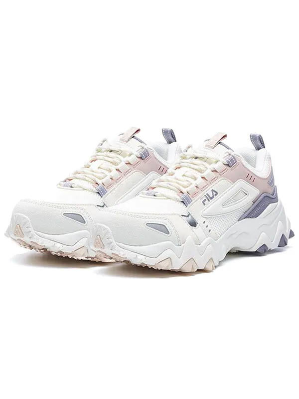 Кроссовки (WMNS) FILA Oakmont Running Shoes 'White Light Pink' — изображение 2 из 4, белый/светлый розовый