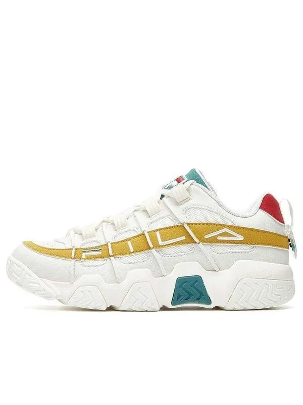 Кроссовки barricade vntg gs white/yellow/green Fila — изображение 1 из 4, зеленый