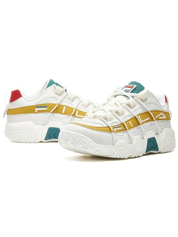 Кроссовки barricade vntg gs white/yellow/green Fila — изображение 3 из 4, зеленый