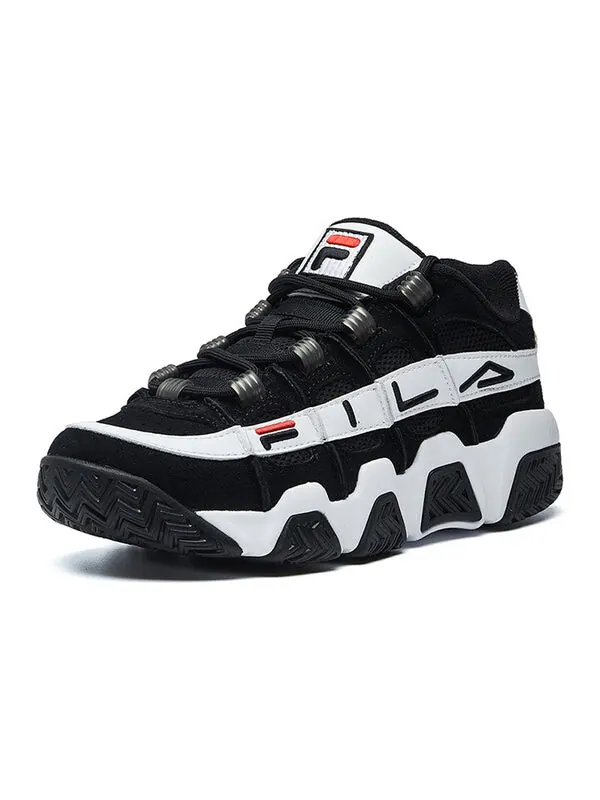 Кроссовки mb 1 high baeketball shoes white/silvery Fila — изображение 2 из 4, черный/белый