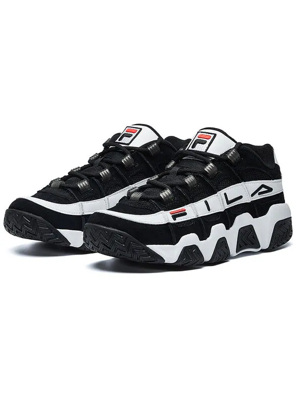 Кроссовки mb 1 high baeketball shoes white/silvery Fila — изображение 3 из 4, черный/белый