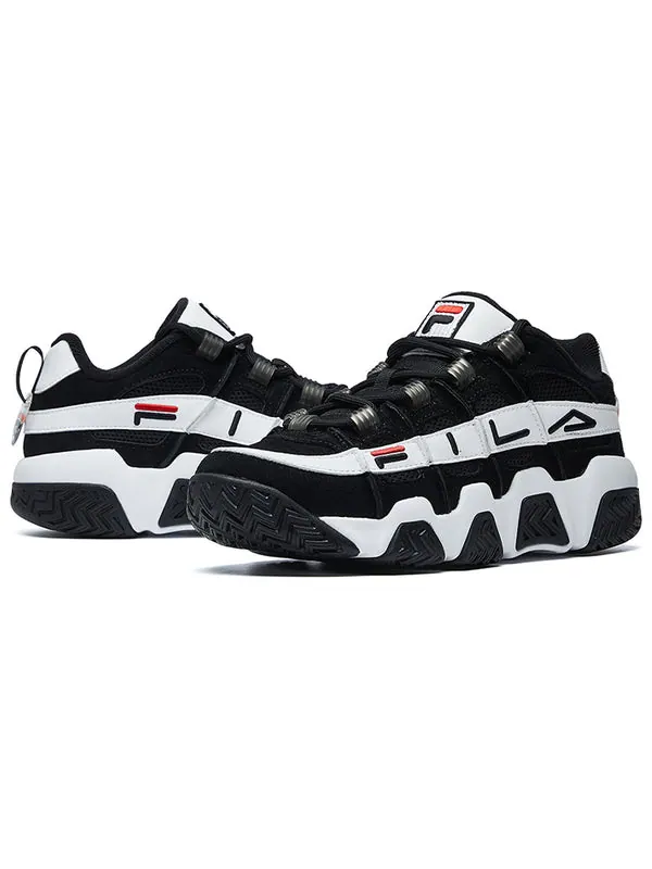 Кроссовки mb 1 high baeketball shoes white/silvery Fila — изображение 4 из 4, черный/белый