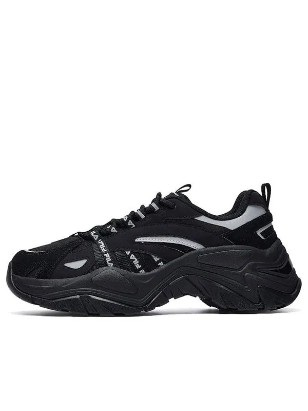 Кроссовки fishbone retro running sneakers Fila — изображение 1 из 4, черный