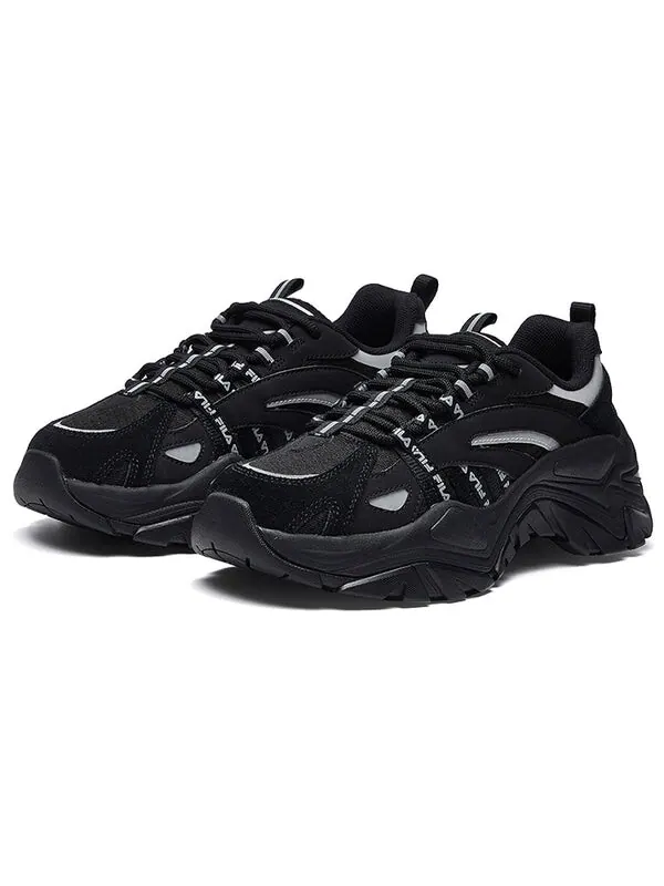 Кроссовки fishbone retro running sneakers Fila — изображение 3 из 4, черный