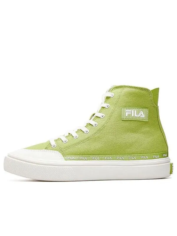 Кроссовки strada mid-top canvas shoes green/white Fila — изображение 1 из 4, зеленый/белый