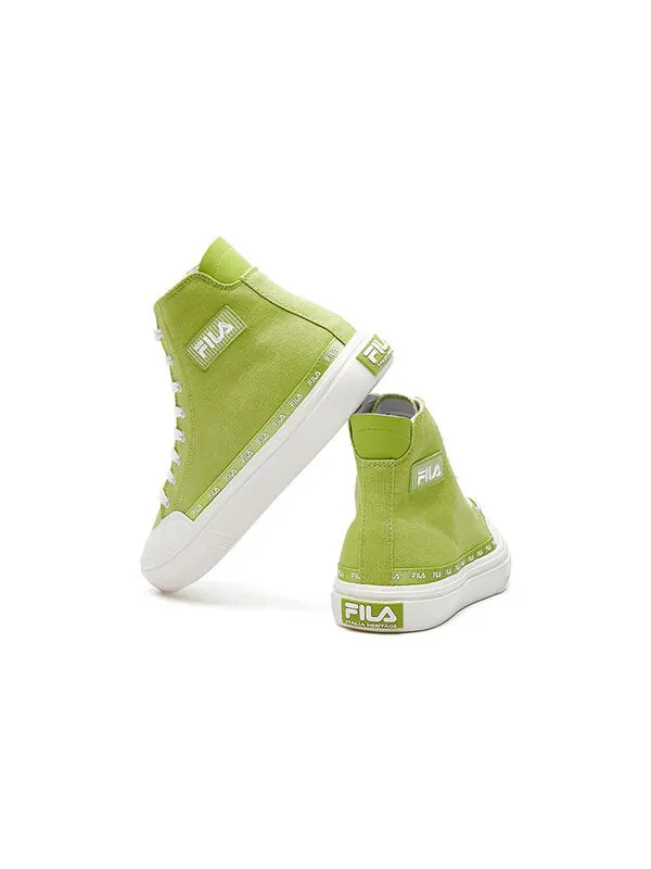 Кроссовки strada mid-top canvas shoes green/white Fila — изображение 3 из 4, зеленый/белый