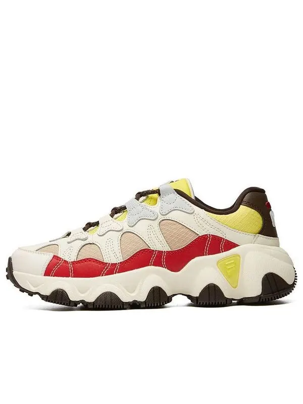 Кроссовки jagger low running shoes white/red/yellow Fila — изображение 1 из 4, белый/красный/желтый