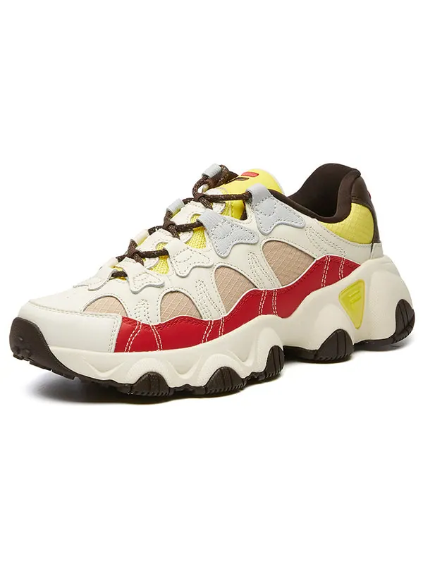 Кроссовки jagger low running shoes white/red/yellow Fila — изображение 2 из 4, белый/красный/желтый