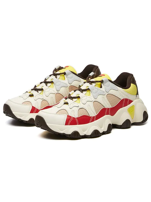 Кроссовки jagger low running shoes white/red/yellow Fila — изображение 3 из 4, белый/красный/желтый
