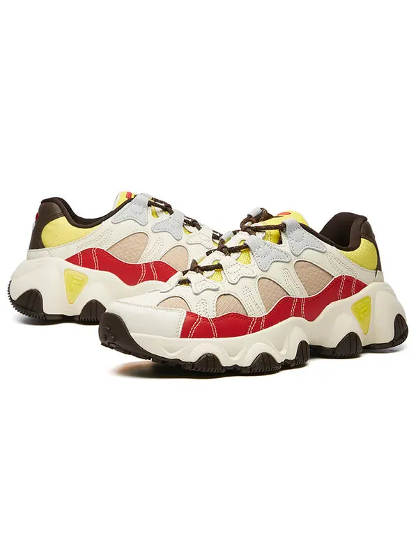 Кроссовки jagger low running shoes white/red/yellow Fila — изображение 4 из 4, белый/красный/желтый
