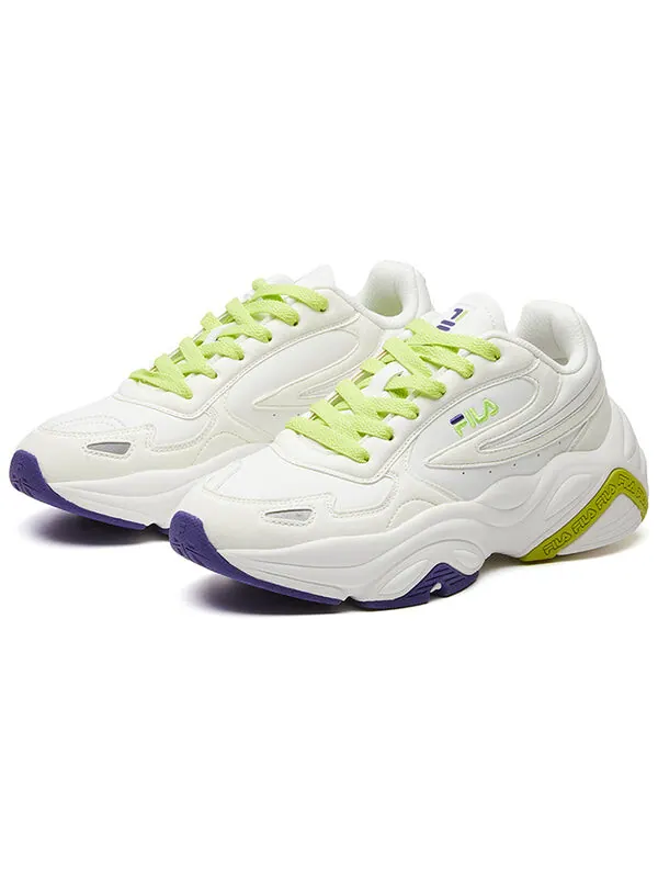 Кроссовки morden chic-fmc 'white yellow' Fila — изображение 3 из 4, белый/желтый