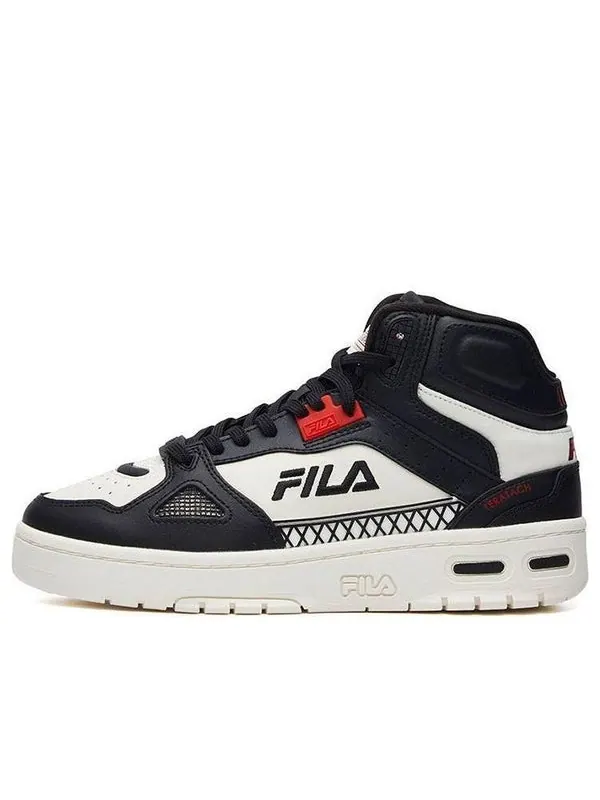 Кроссовки teratach high top black/white Fila — изображение 1 из 4, черный/белый