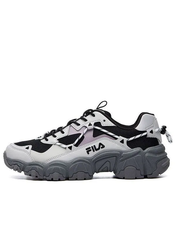 Кроссовки fluid low tops sports shoe black gray Fila — изображение 1 из 4, серый/черный